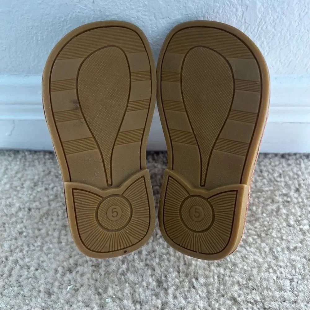 Rachel Shoes White Toddler Sandals - Size 5 NWOT